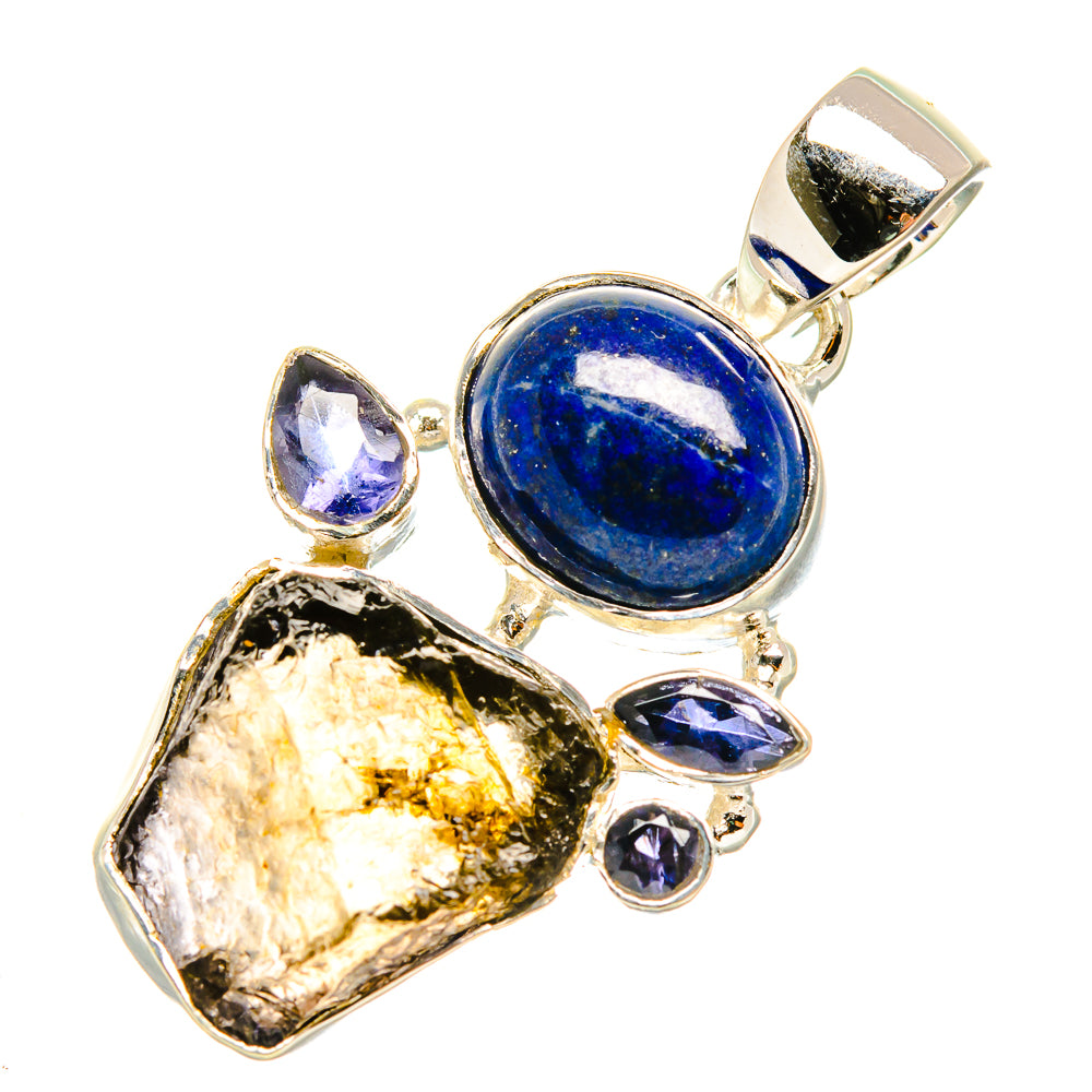 Lapis Lazuli Pendants handcrafted by Ana Silver Co - PD7503