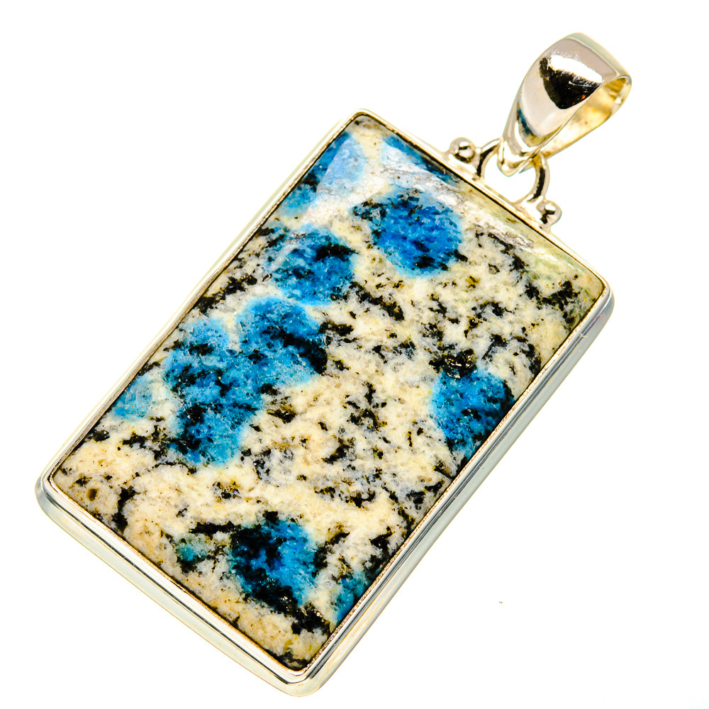 K2 Blue Azurite Pendants handcrafted by Ana Silver Co - PD750399