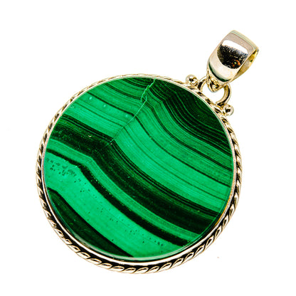 Malachite Pendants handcrafted by Ana Silver Co - PD750430