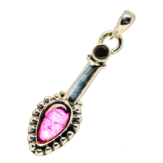 Pink Tourmaline Pendants handcrafted by Ana Silver Co - PD750524