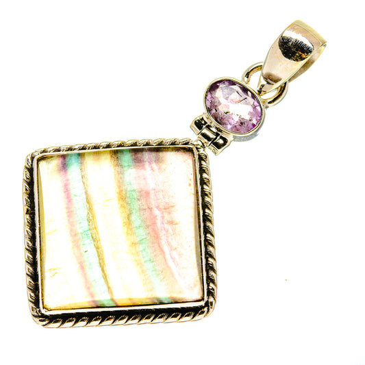 Fluorite Pendants handcrafted by Ana Silver Co - PD750586