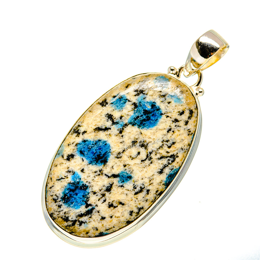 K2 Blue Azurite Pendants handcrafted by Ana Silver Co - PD750593
