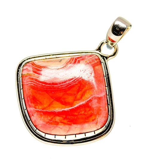 Rhodochrosite Pendants handcrafted by Ana Silver Co - PD750638