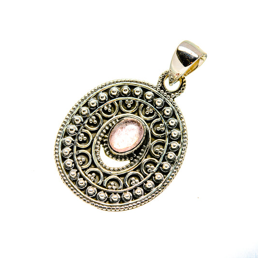 Pink Tourmaline Pendants handcrafted by Ana Silver Co - PD750654