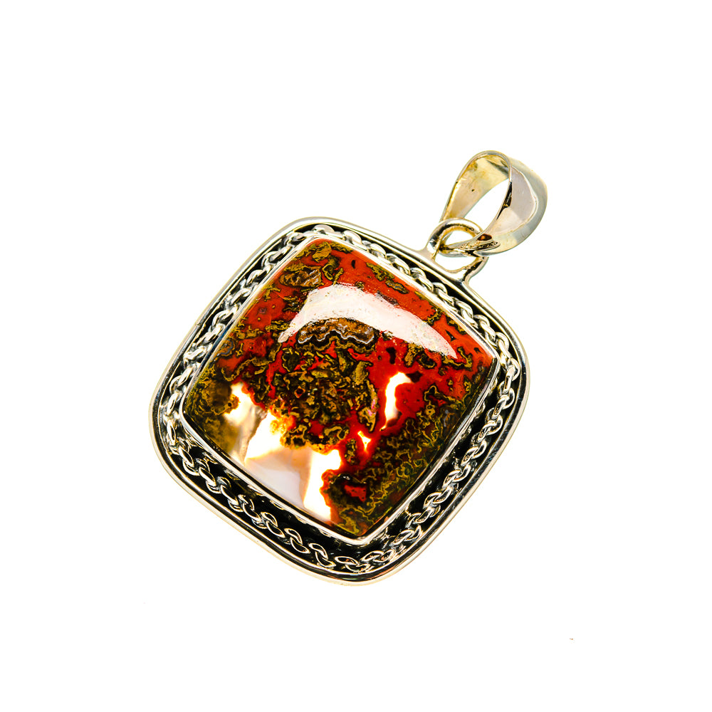 Moroccan Agate Pendants handcrafted by Ana Silver Co - PD750680