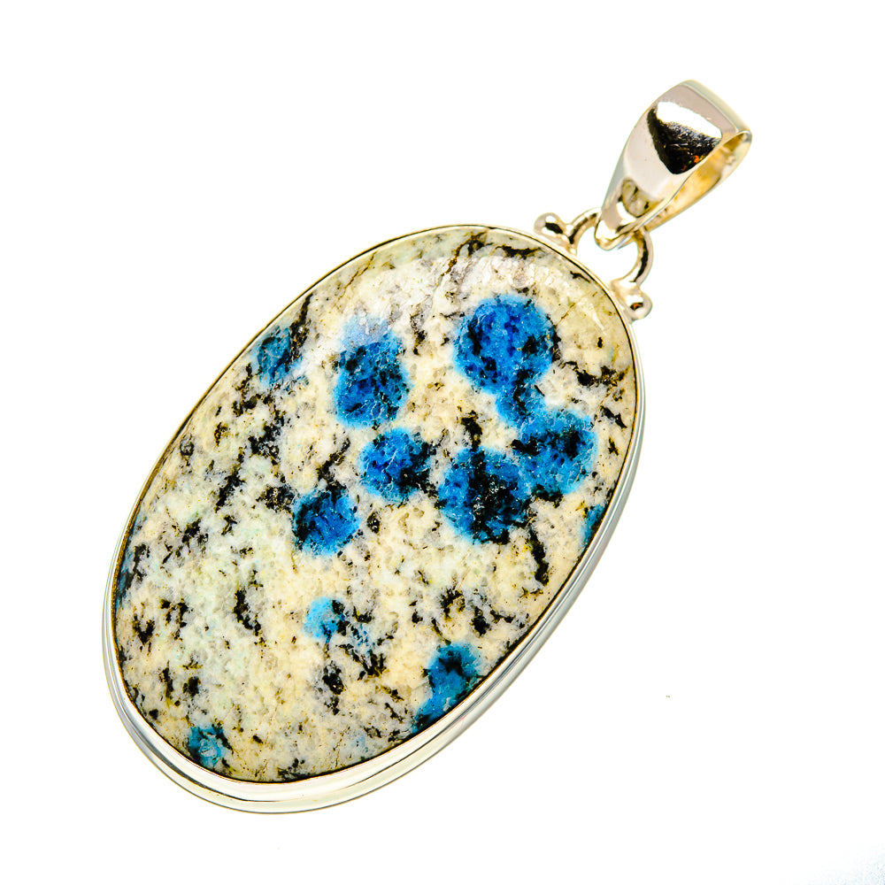 K2 Blue Azurite Pendants handcrafted by Ana Silver Co - PD750692