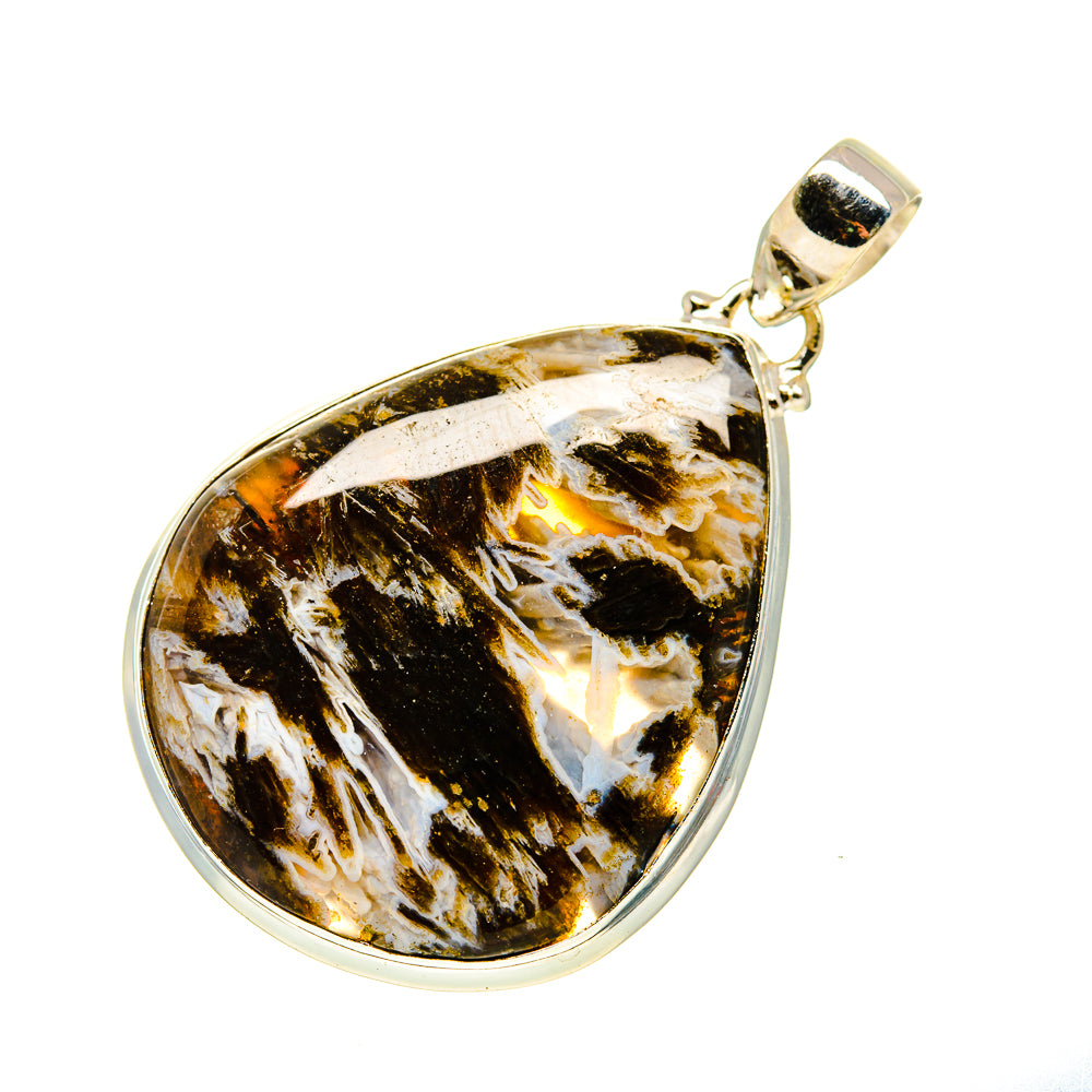 Turkish Tube Agate Pendants handcrafted by Ana Silver Co - PD750705