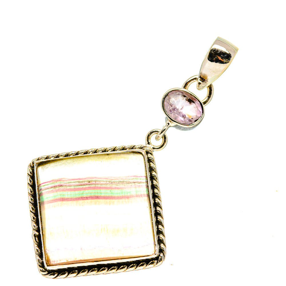Fluorite Pendants handcrafted by Ana Silver Co - PD750733 - Photo 2