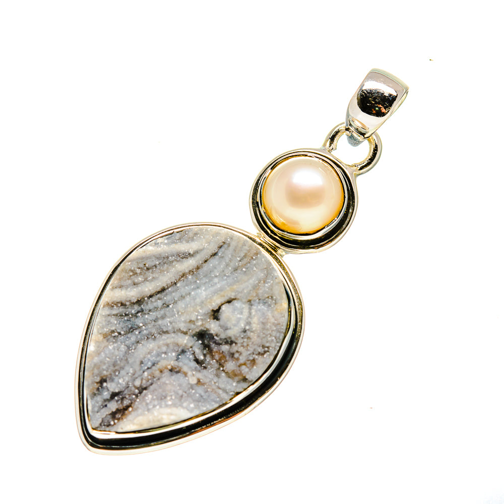 Desert Druzy Pendants handcrafted by Ana Silver Co - PD750736