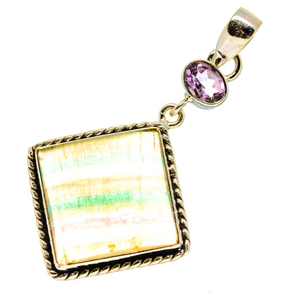 Green Fluorite Pendants handcrafted by Ana Silver Co - PD750768