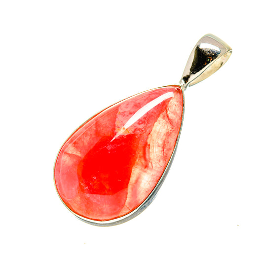 Pink Agate Pendants handcrafted by Ana Silver Co - PD750859