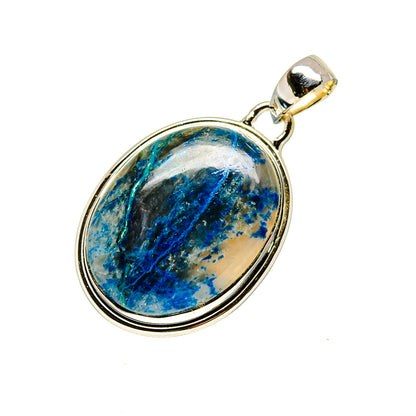 Chrysocolla In Quartz Pendants handcrafted by Ana Silver Co - PD750870