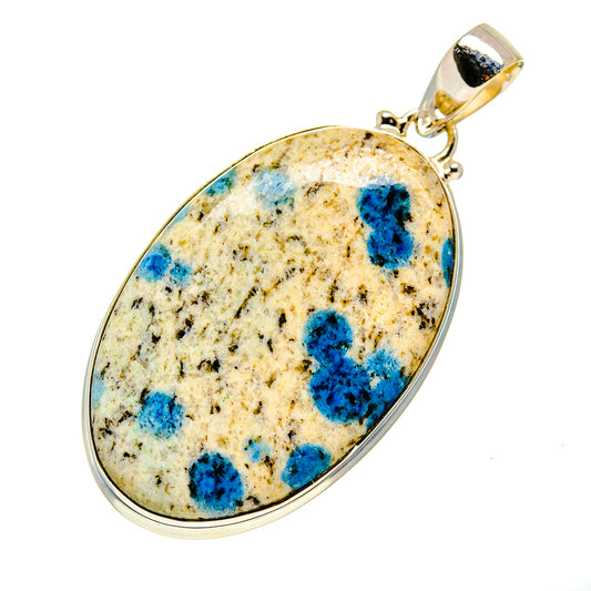 K2 Blue Azurite Pendants handcrafted by Ana Silver Co - PD750897