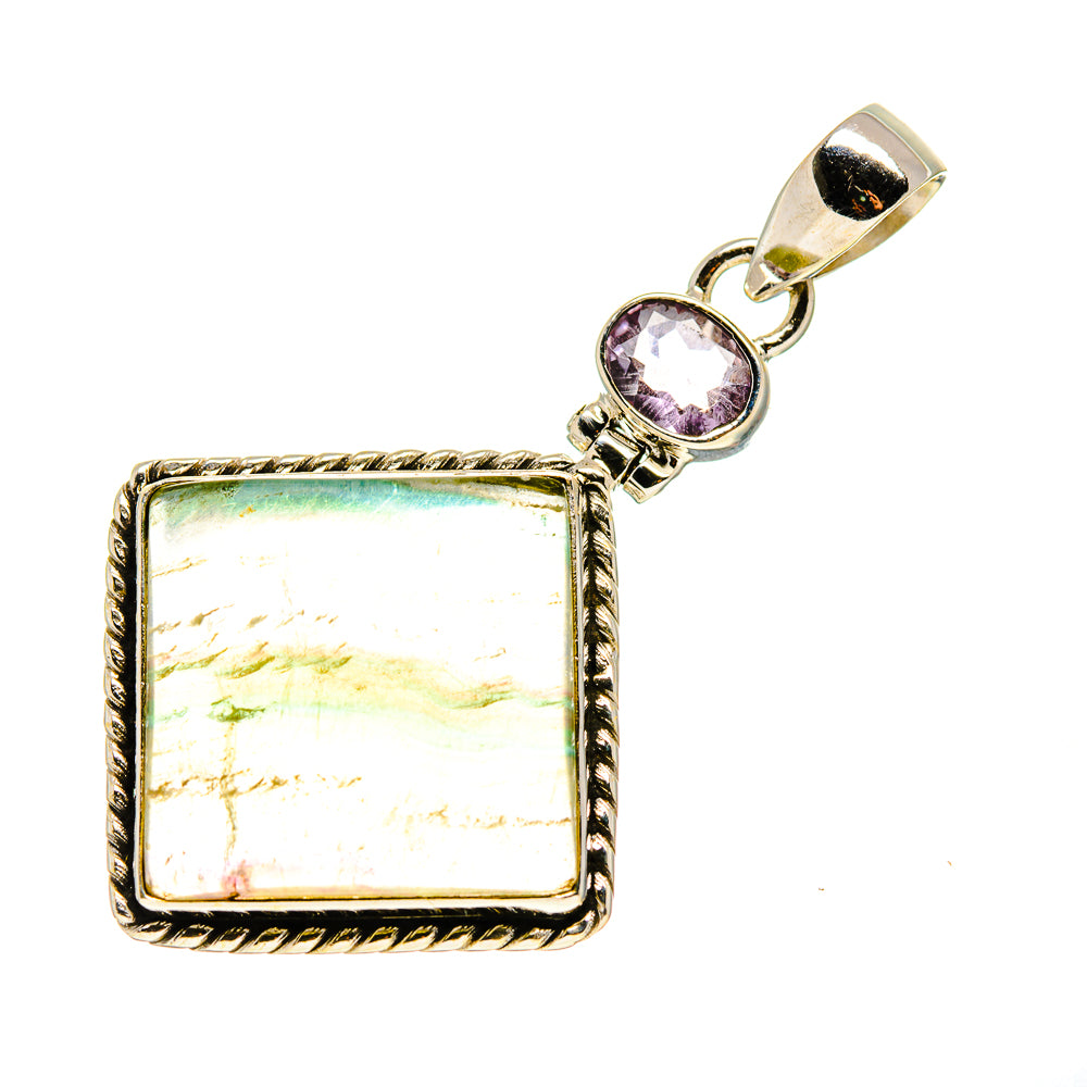 Green Fluorite Pendants handcrafted by Ana Silver Co - PD750901