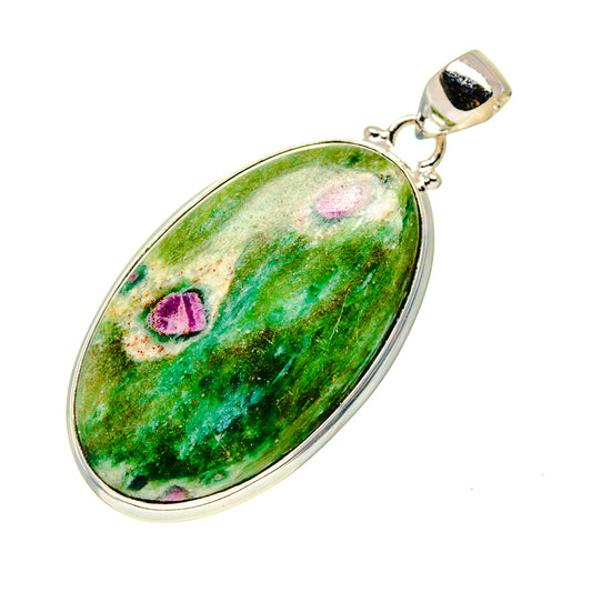 Ruby Fuchsite Pendants handcrafted by Ana Silver Co - PD750908