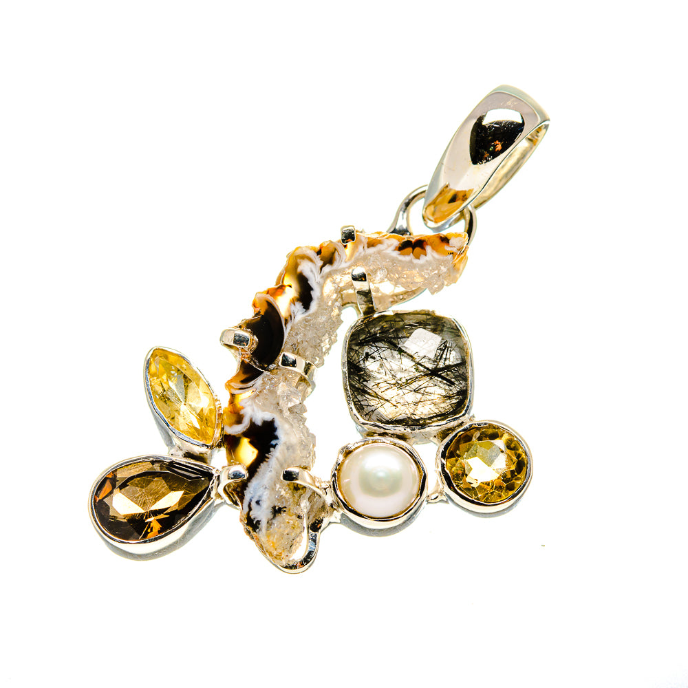 Occo Geode Pendants handcrafted by Ana Silver Co - PD750915