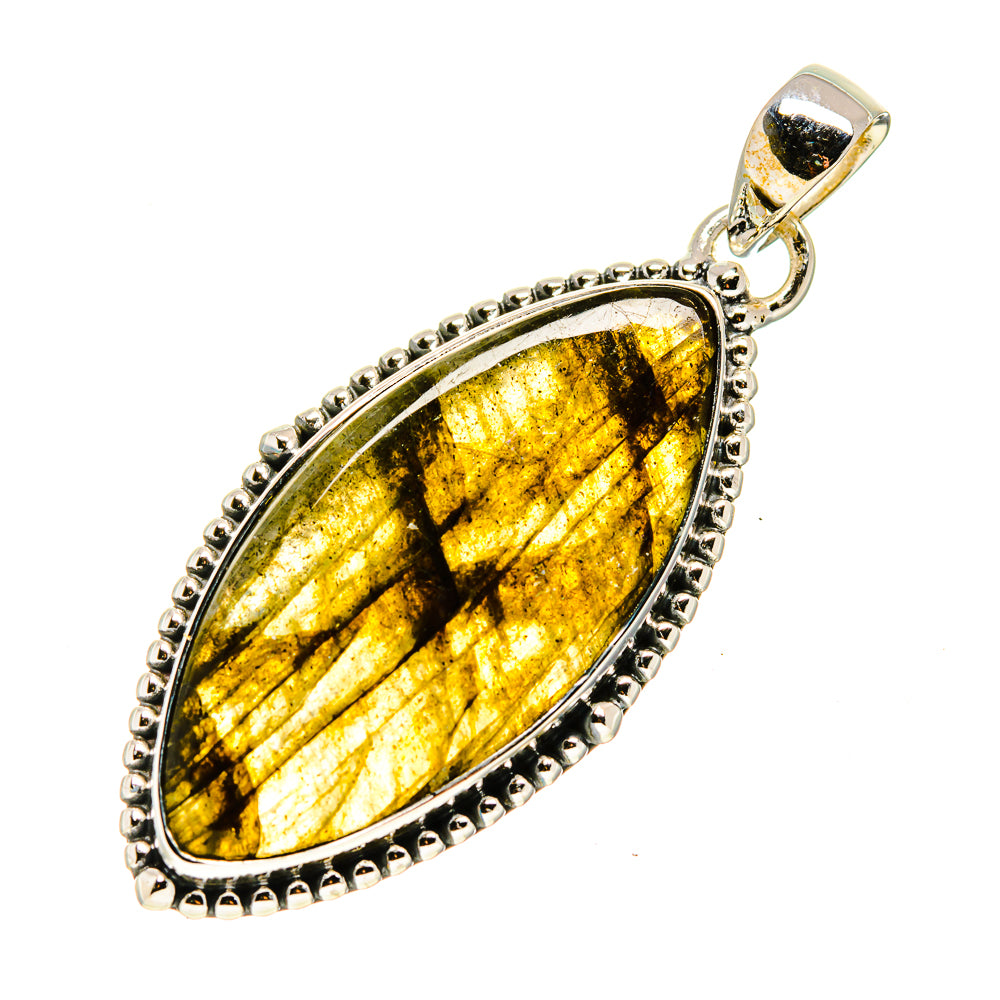 Labradorite Pendants handcrafted by Ana Silver Co - PD750972 - Photo 2