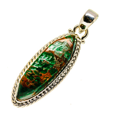 Chrysocolla Pendants handcrafted by Ana Silver Co - PD750981