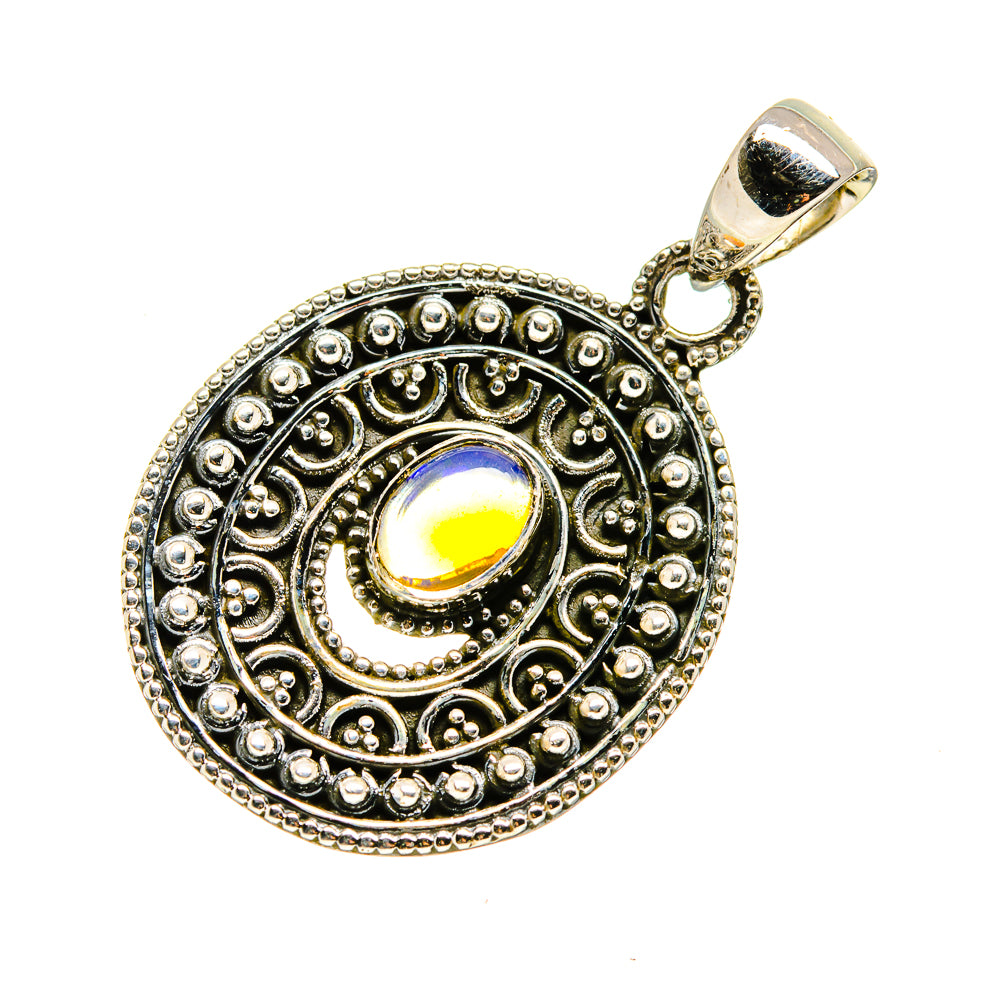 Ethiopian Opal Pendants handcrafted by Ana Silver Co - PD751014