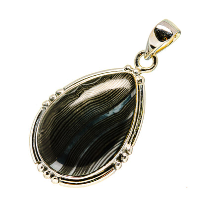 Psilomelane Pendants handcrafted by Ana Silver Co - PD751094
