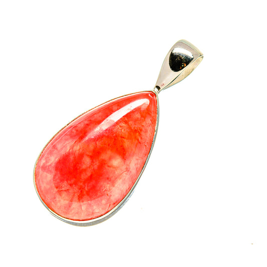 Pink Agate Pendants handcrafted by Ana Silver Co - PD751095