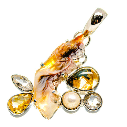 Occo Geode Pendants handcrafted by Ana Silver Co - PD751135