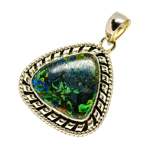 Azurite Pendants handcrafted by Ana Silver Co - PD751145