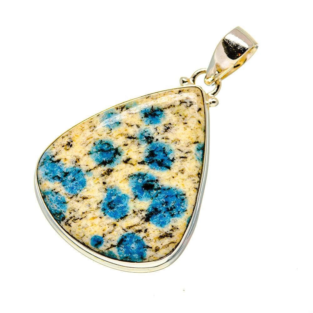 K2 Blue Azurite Pendants handcrafted by Ana Silver Co - PD751166