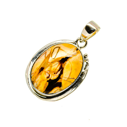 Peanut Wood Jasper Pendants handcrafted by Ana Silver Co - PD751226