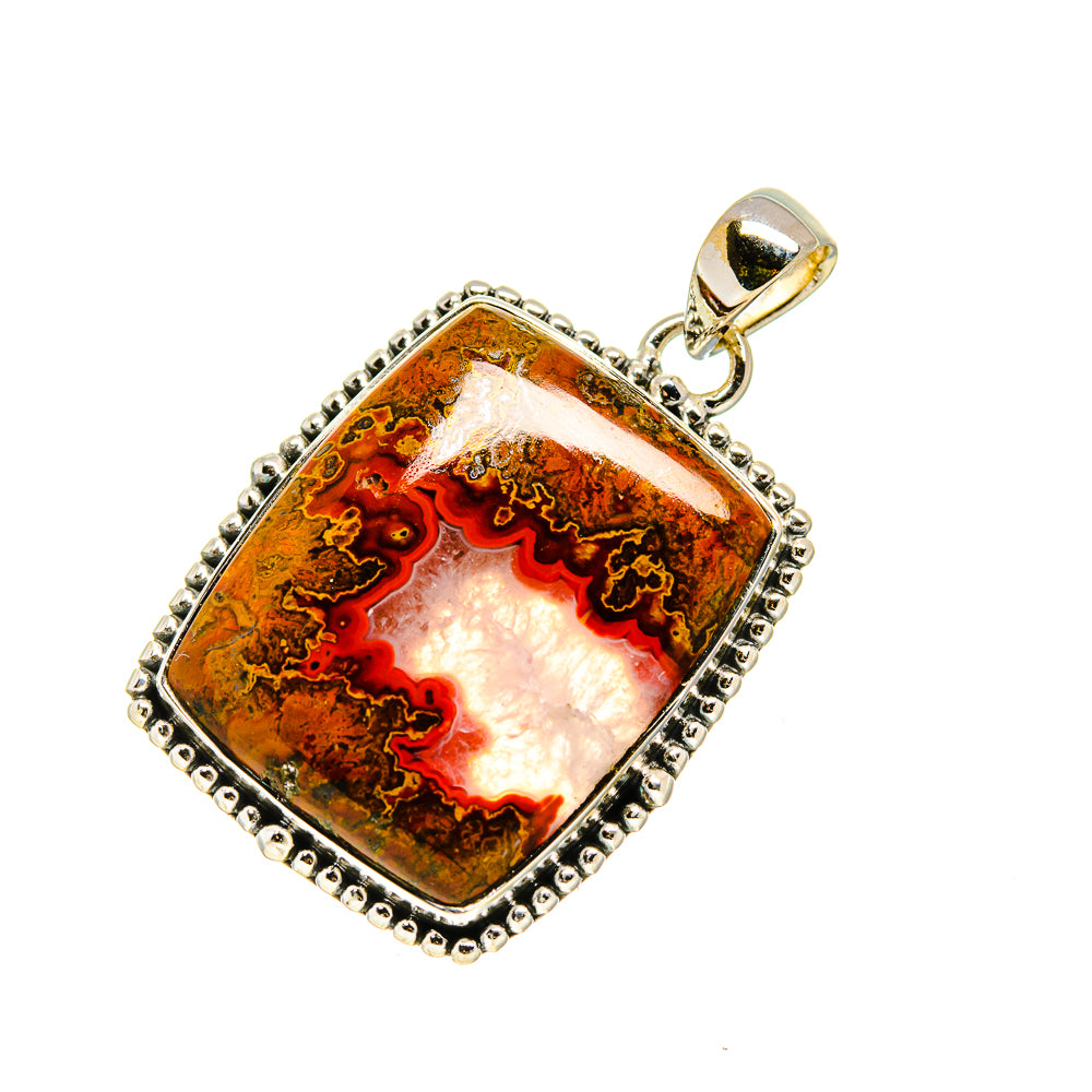 Moroccan Agate Pendants handcrafted by Ana Silver Co - PD751238