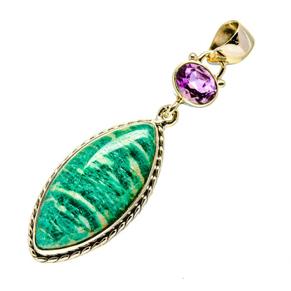 Amazonite Pendants handcrafted by Ana Silver Co - PD751292