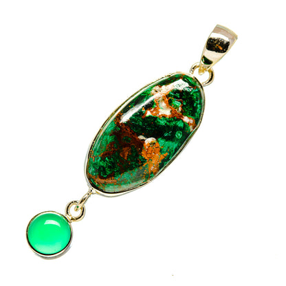 Chrysocolla Pendants handcrafted by Ana Silver Co - PD751294