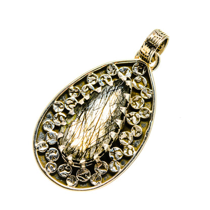 Tourmalinated Quartz Pendants handcrafted by Ana Silver Co - PD751326