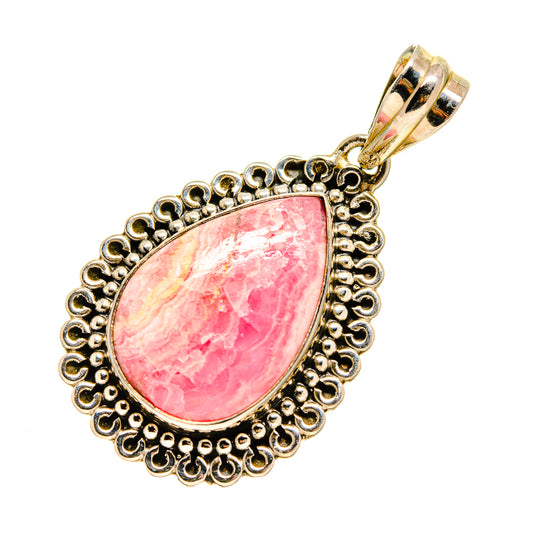 Rhodochrosite Pendants handcrafted by Ana Silver Co - PD751460