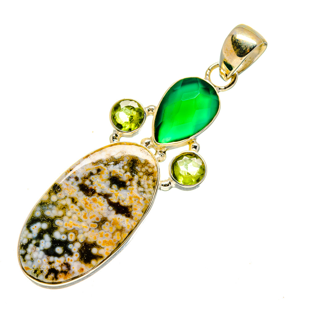 Ocean Jasper Pendants handcrafted by Ana Silver Co - PD751511
