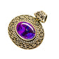 Purple Copper Composite Turquoise Pendants handcrafted by Ana Silver Co - PD751534