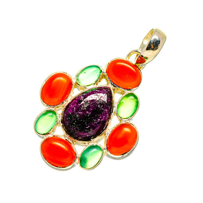 Russian Eudialyte Pendants handcrafted by Ana Silver Co - PD751537