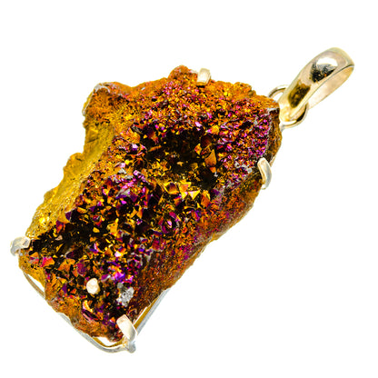Titanium Druzy Pendants handcrafted by Ana Silver Co - PD751570