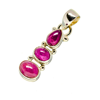 Ruby Pendants handcrafted by Ana Silver Co - PD751633
