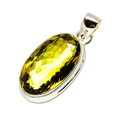 Olive Quartz Pendants handcrafted by Ana Silver Co - PD751638