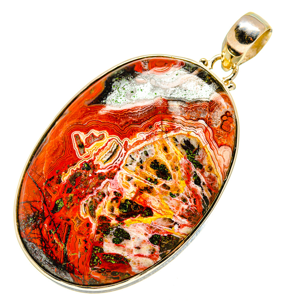 Moroccan Agate Pendants handcrafted by Ana Silver Co - PD751682