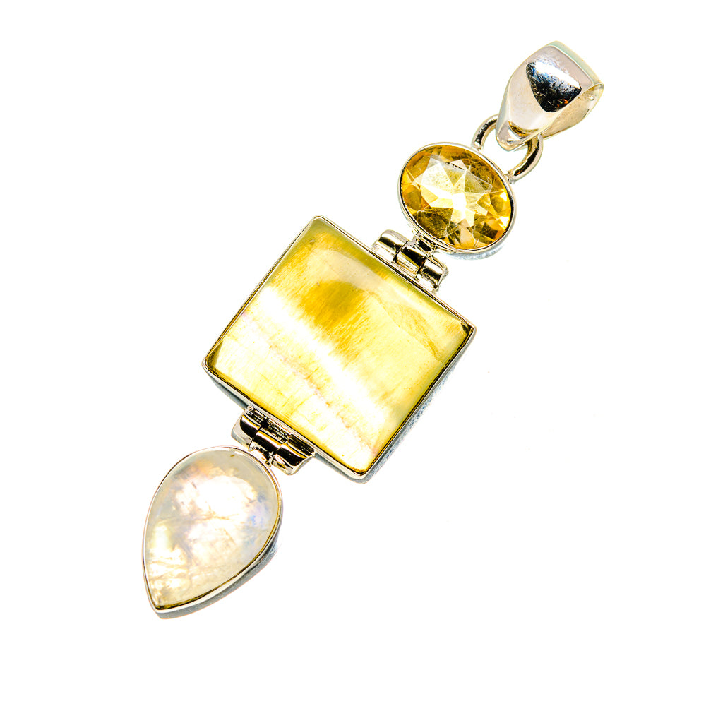 Green Fluorite Pendants handcrafted by Ana Silver Co - PD751694