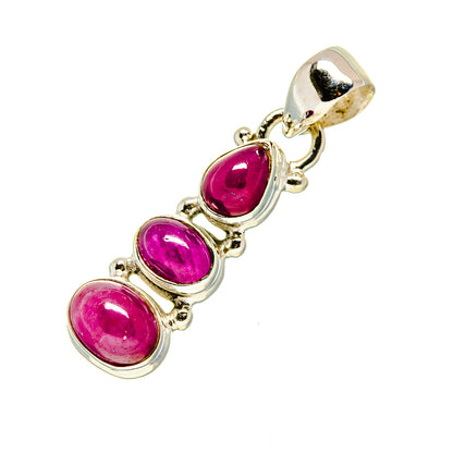 Ruby Pendants handcrafted by Ana Silver Co - PD751710