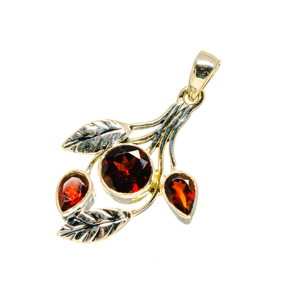 Garnet Pendants handcrafted by Ana Silver Co - PD751724