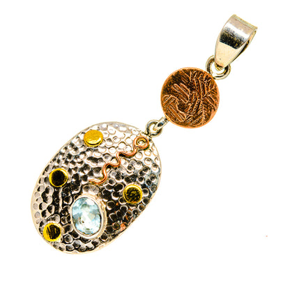 Blue Topaz Pendants handcrafted by Ana Silver Co - PD751745