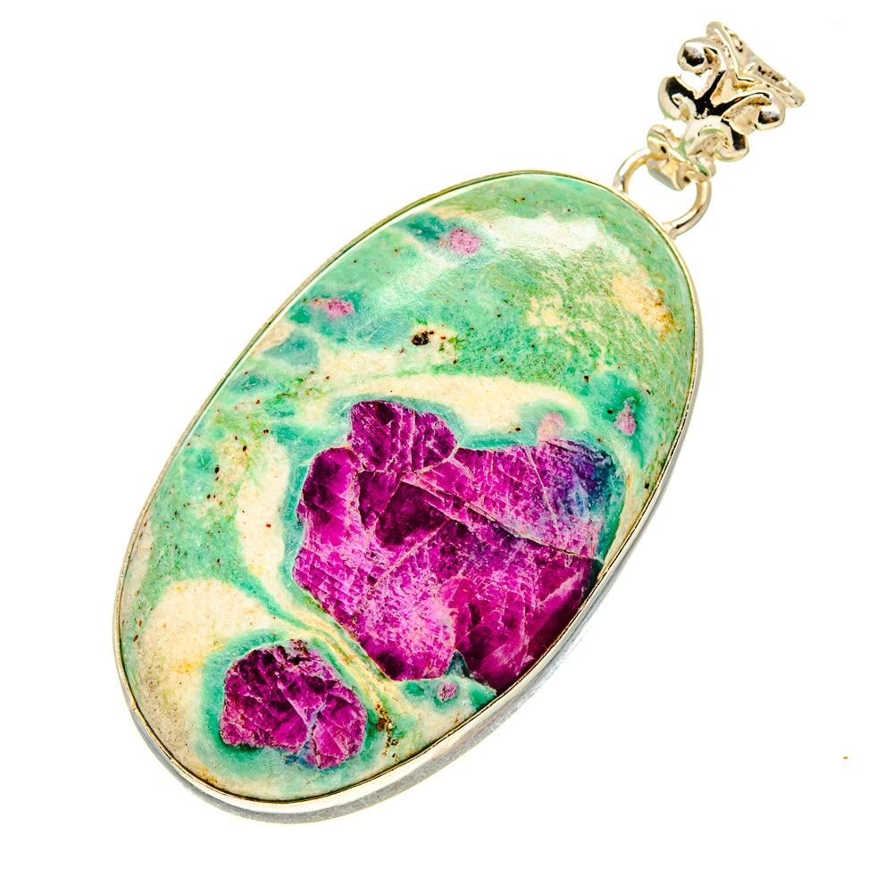 Ruby Fuchsite Pendants handcrafted by Ana Silver Co - PD751747