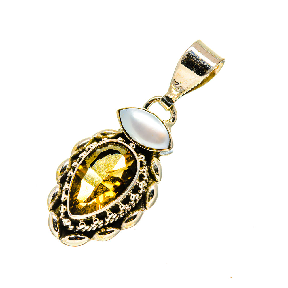 Citrine Pendants handcrafted by Ana Silver Co - PD751784