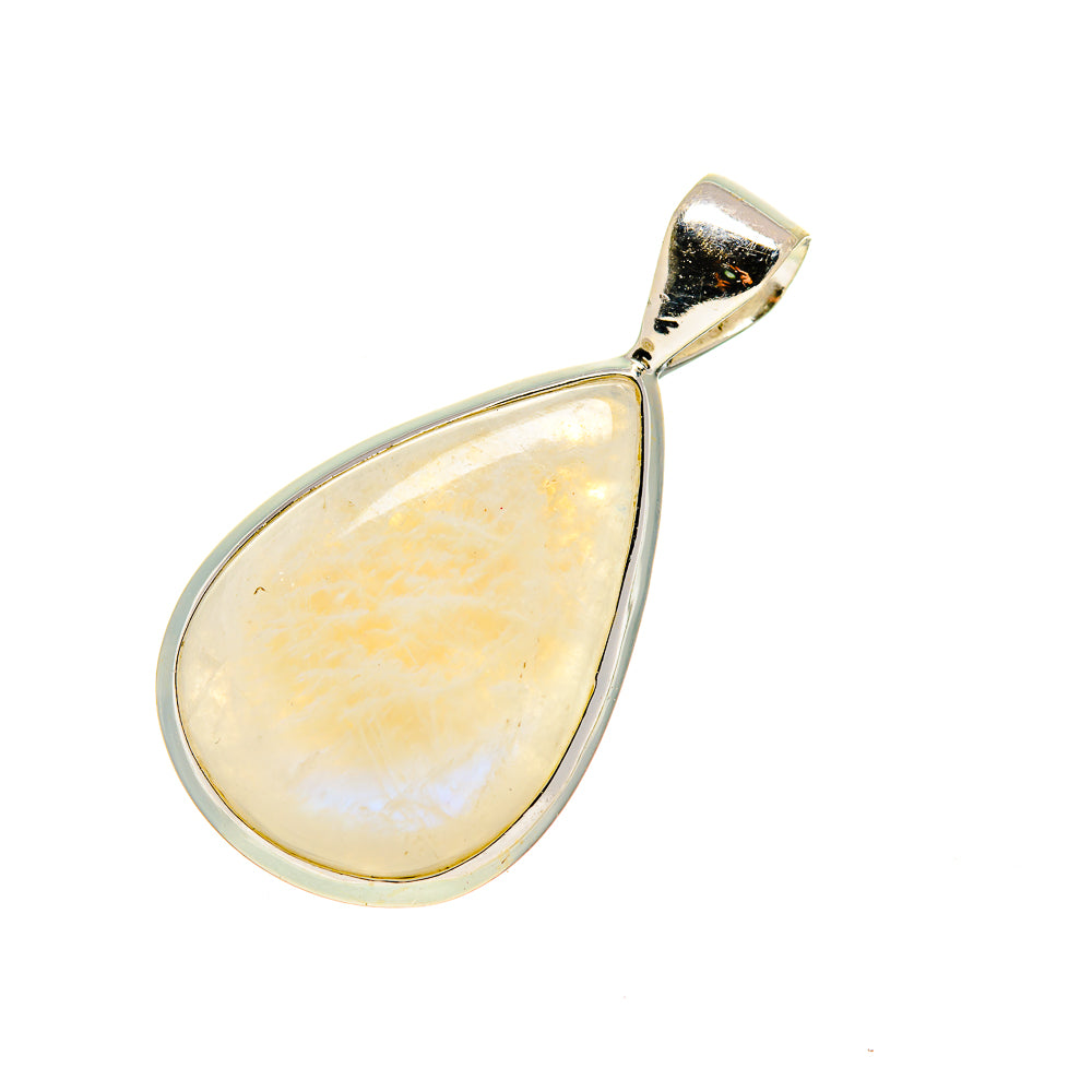 Rainbow Moonstone Pendants handcrafted by Ana Silver Co - PD751792