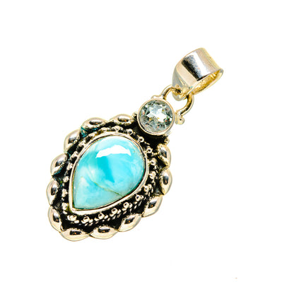 Larimar Pendants handcrafted by Ana Silver Co - PD751793