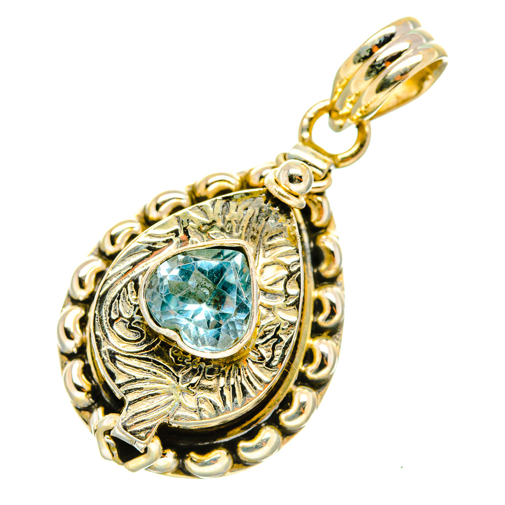 Blue Topaz Pendants handcrafted by Ana Silver Co - PD7518